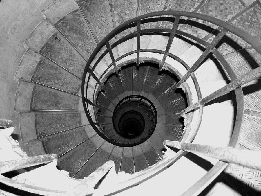 Spiral Staircase at the Arc Photograph by Donna Corless