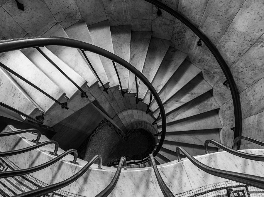 Architecture Photograph - Spiral Staircase by Dale Kincaid