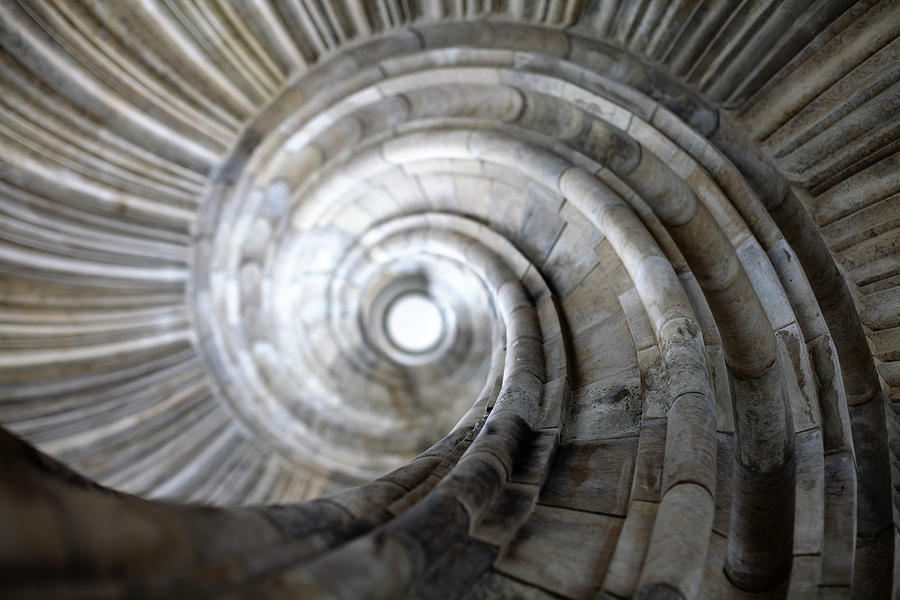 Architecture Photograph - Spiral staircase by Falko Follert
