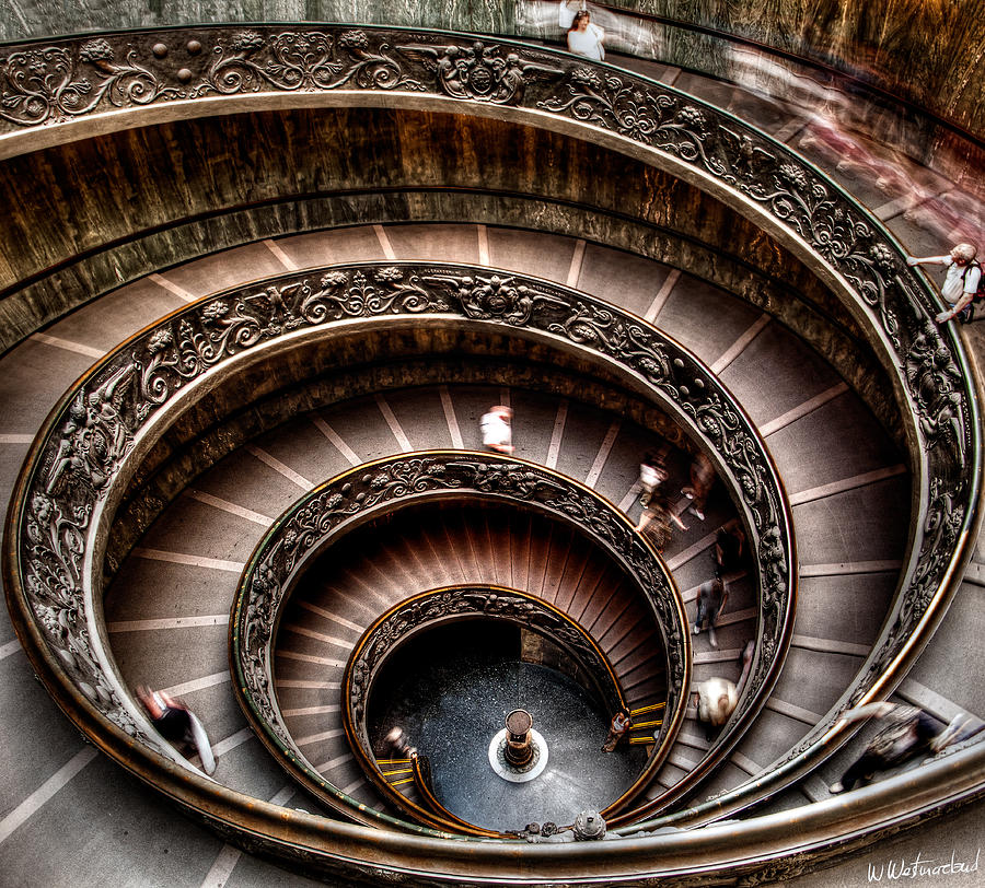 Spiral Staircase Photograph - Spiral Staircase No1 by Weston Westmoreland