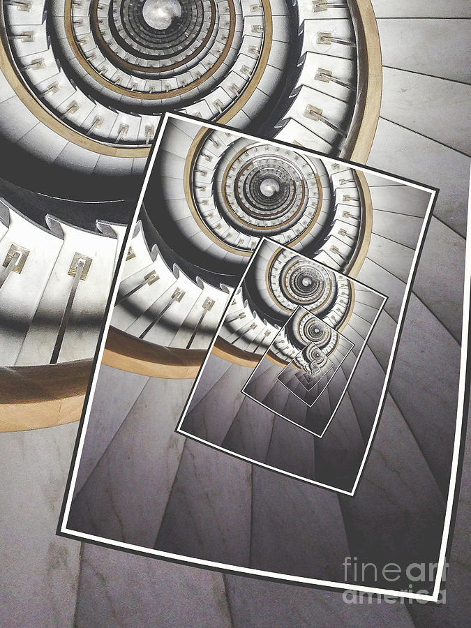 Spiral Staircase Digital Art by Phil Perkins