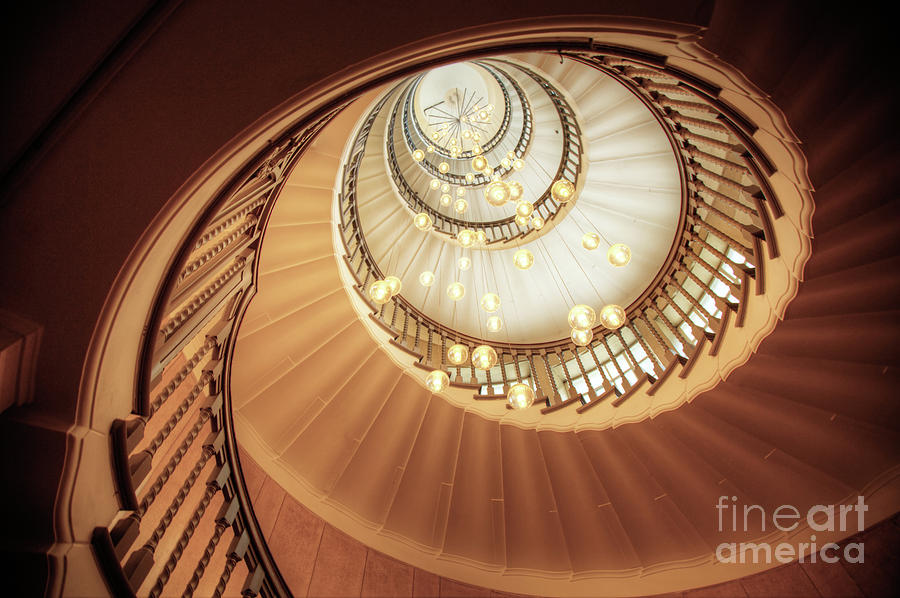  Spiral Stairs Photograph by Martin Williams
