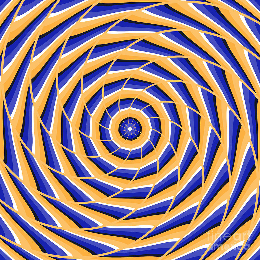 Spiral twisting to center Digital Art by Yurii Perepadia Spiral twisting to center Digital Art by Yurii Perepadia