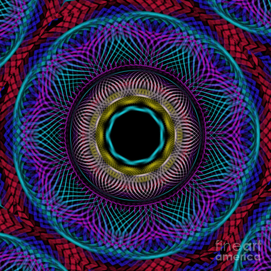 Spiralgraph Digital Art by James Smullins
