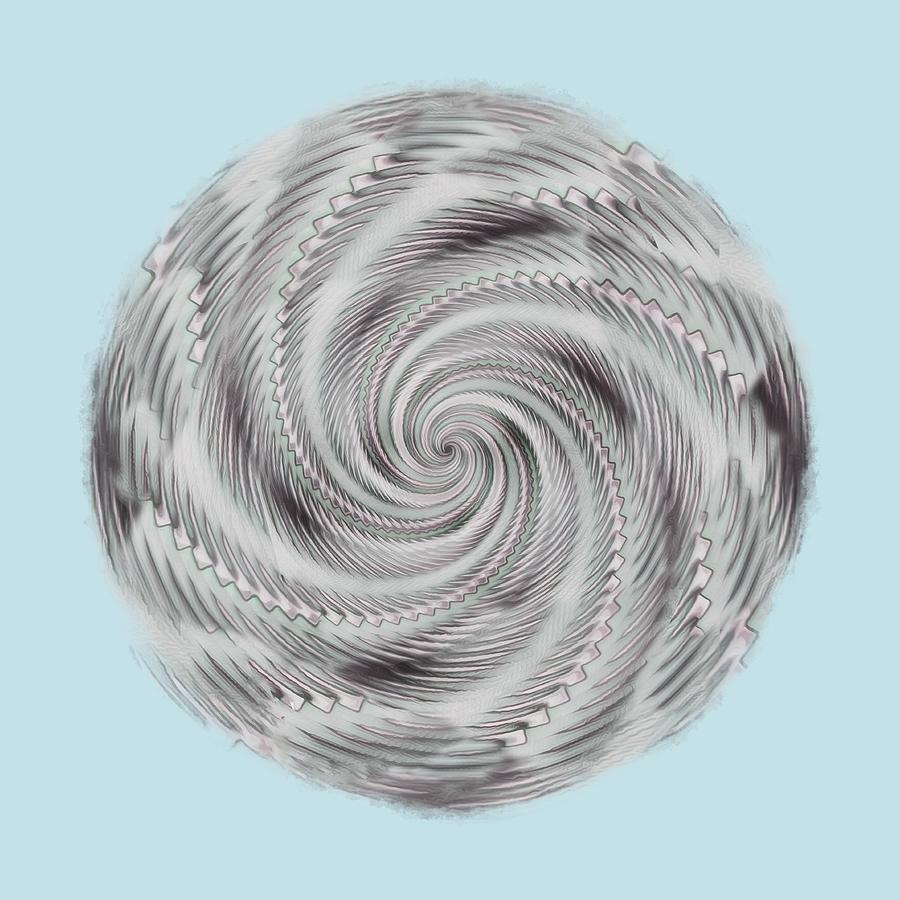 Spiraling Digital Art by John M Bailey