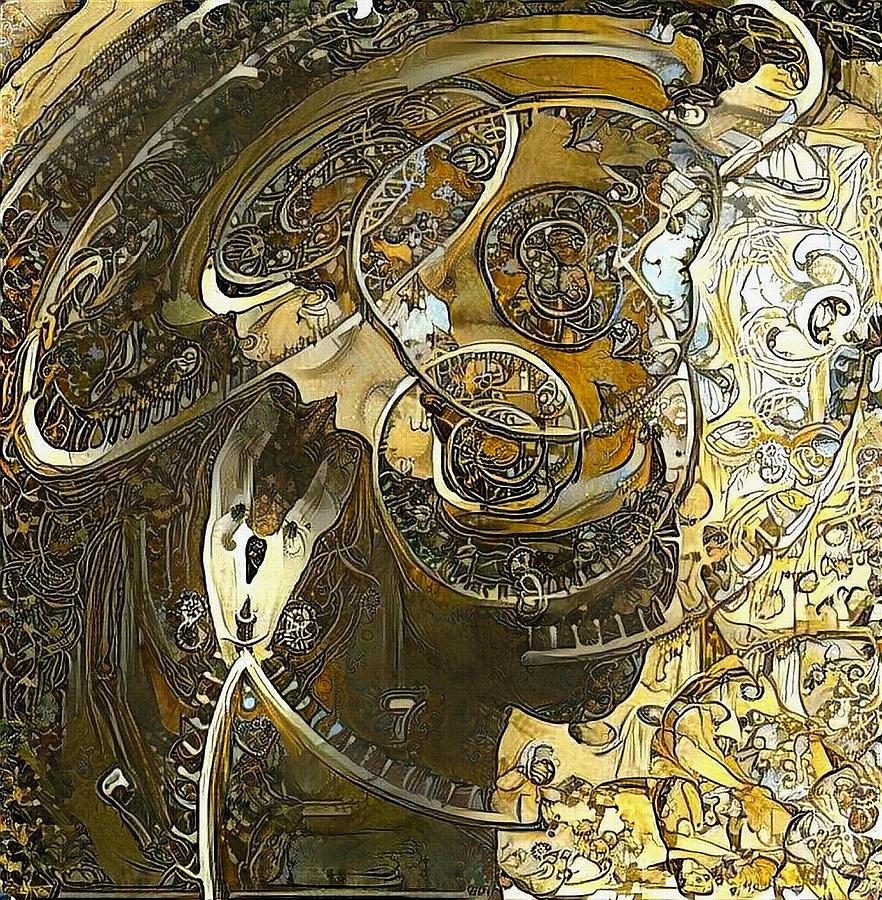 Spirals of Time Digital Art by Bruce Rolff