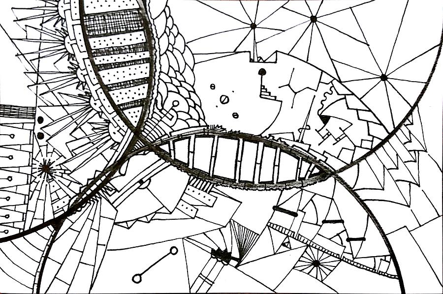 Spire Drawing by Daniel Rustad Spire Drawing by Daniel Rustad