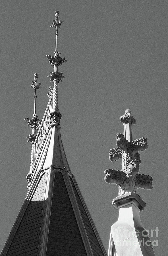 Spires Photograph by Skip Willits