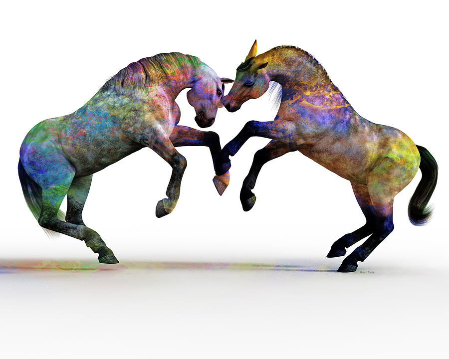 Horse Digital Art - Spirit and Spiritual  by Betsy Knapp