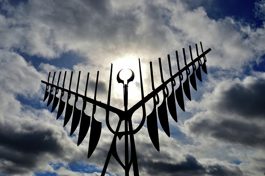 Spirit Catcher Against The Sky  Photograph by Lyle Crump