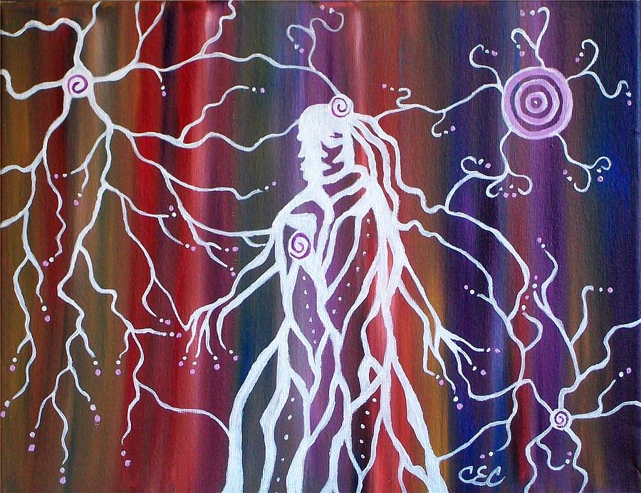 Spirit Connection Painting by Carolyn Cable