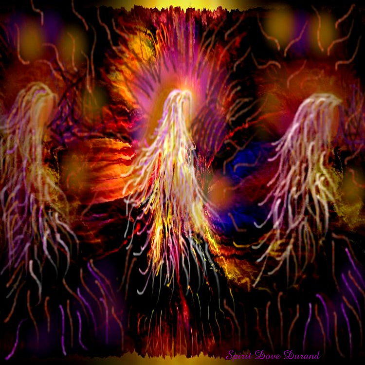 Spirit Dancers Painting Digital Art by Spirit Dove Durand