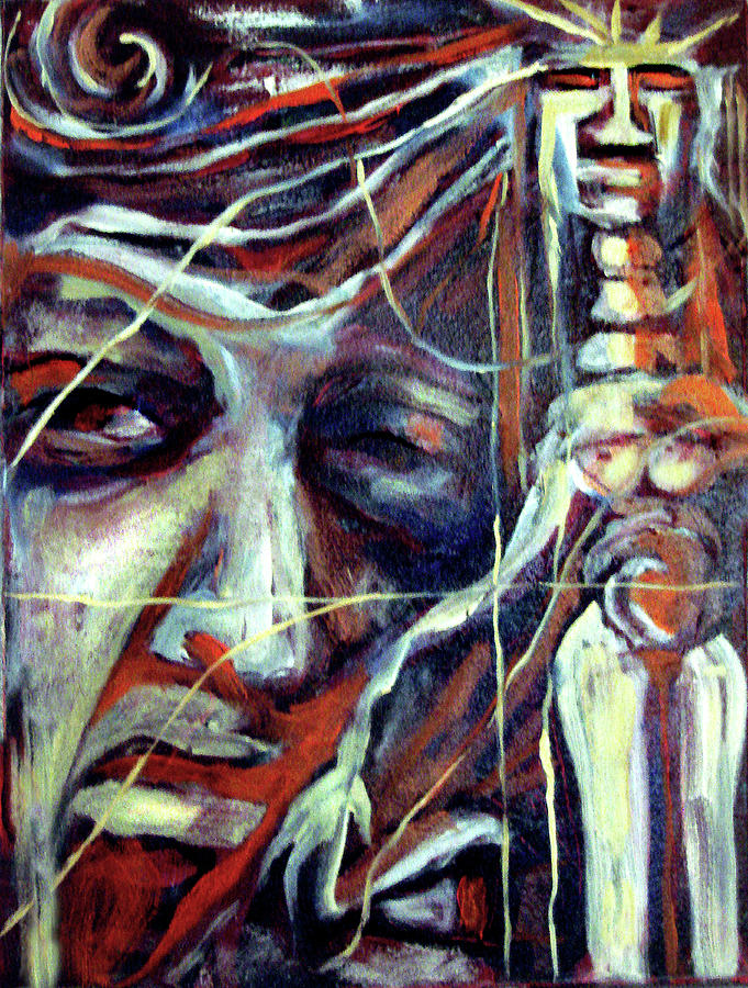 Spirit Guide 2 Painting by Cora Marshall