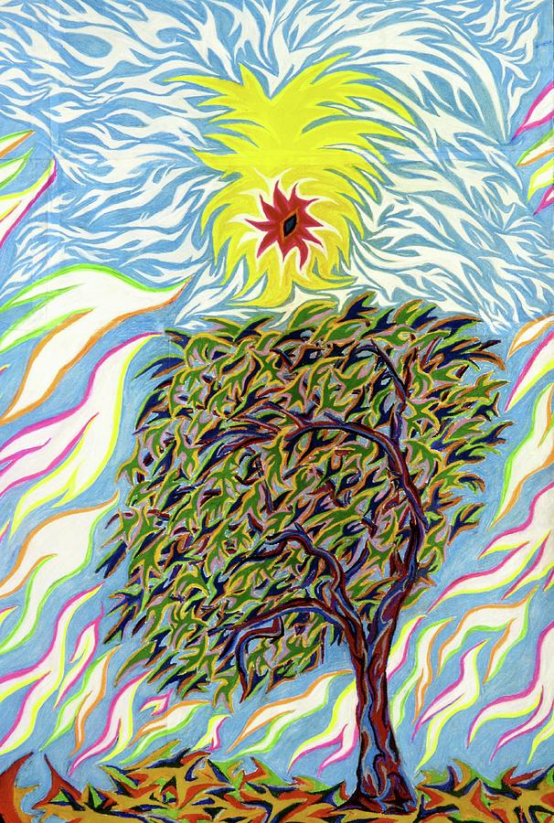 Spirit in The Tree Painting by Robert SORENSEN