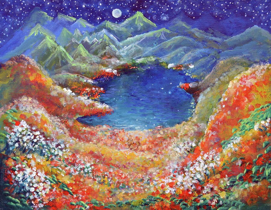 Spirit Lake Painting by Ashleigh Dyan Bayer