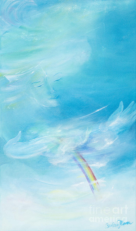 Spirit Of Air Painting - Spirit of air by Barbara Klimova