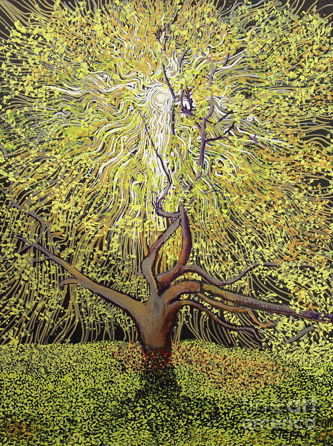 Spirit Of An Oak Painting by Stefan Duncan