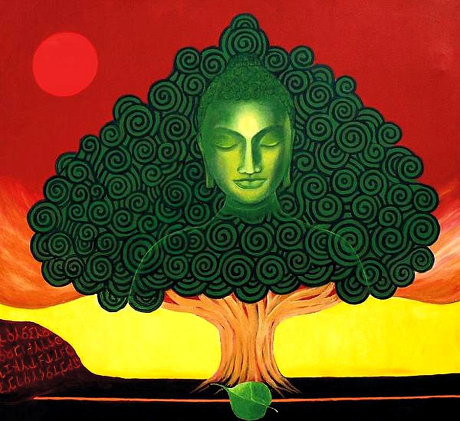 Bodhi Painting - Spirit of Bodhi by Lalit Jain