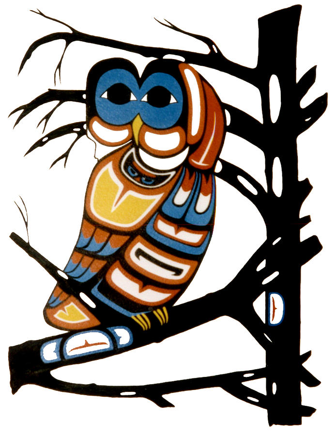 Owl Painting - Spirit of Owl by Gordon Perreault