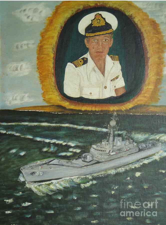 Royal Australian Navy Painting - Spirit of Swan by Neil Trapp