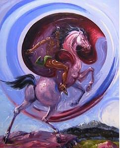 Native American Painting - Spirit Of The Black Hills by Gordon Sage Native American Painting - Spirit Of The Black Hills by Gordon Sage
