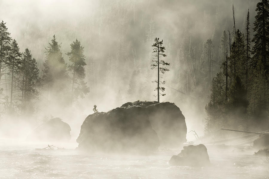 Spirit Of The Firehole Photograph by Ann Skelton