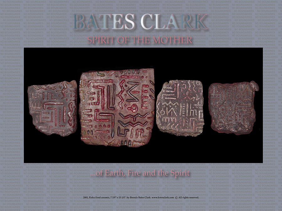Ceramic Digital Art - Spirit of the Mother by Bates Clark