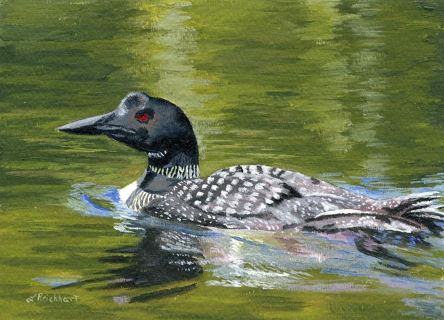 Loon Painting - Spirit of the North by Lynne Reichhart