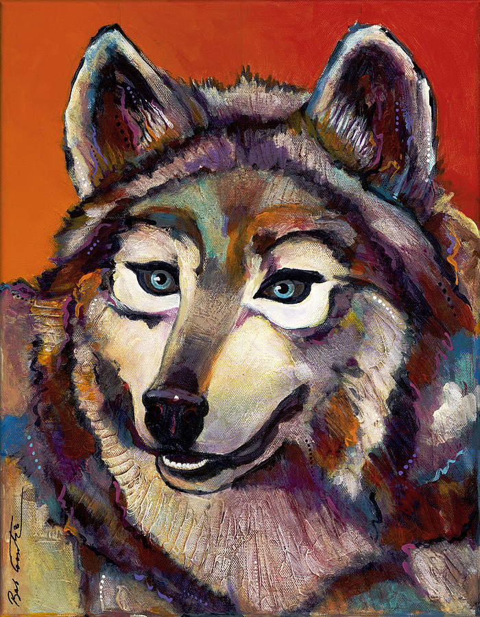 Spirit of the Wolf Painting by Bob Coonts