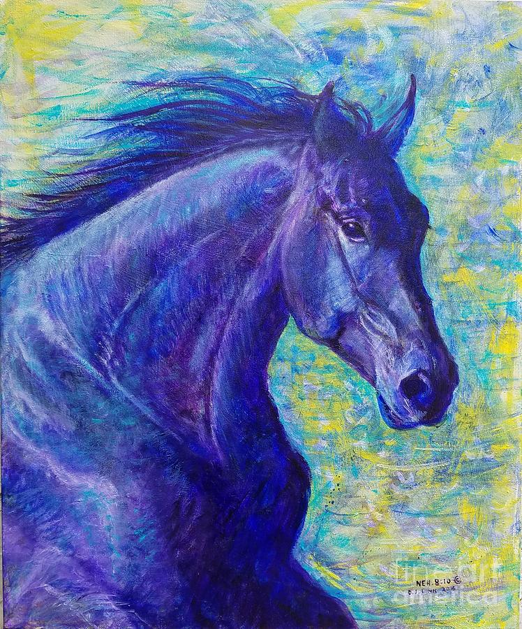 Spirit Runner Painting by Debra Link - Fine Art America