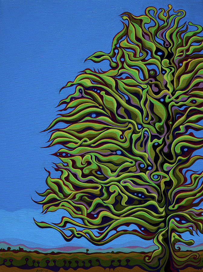 Spirit Tree Dawning Painting by Amy Ferrari