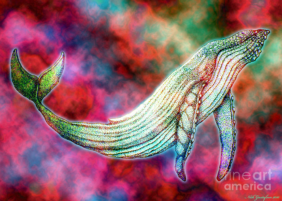 Spirit Whale 2 Digital Art by Nick Gustafson