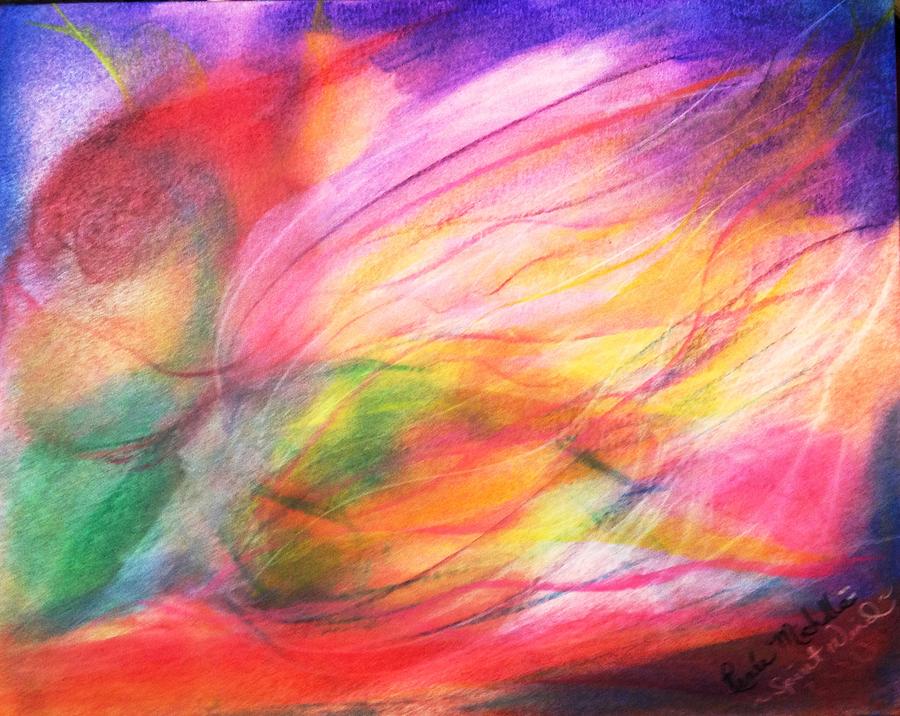 Spirit Wind Painting by Renee Michelle Wenker