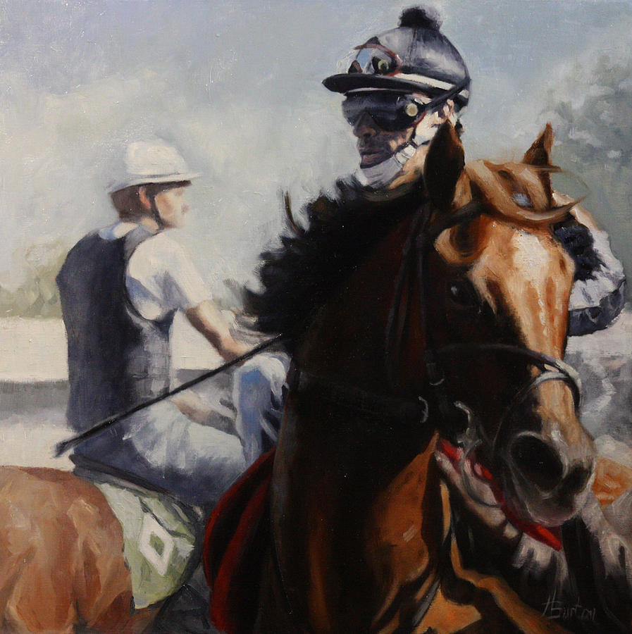 Horse Painting - Spirited Morning by Heather Burton