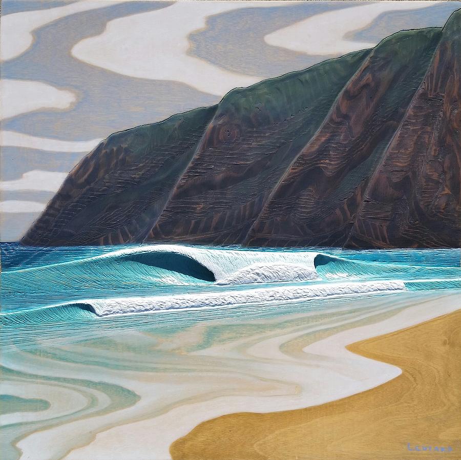 Kauai Painting - Spirits of Polihale  by Nathan Ledyard