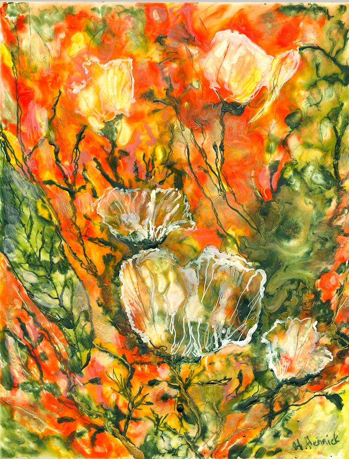 Spirits of Roses Painting by Heather Hennick