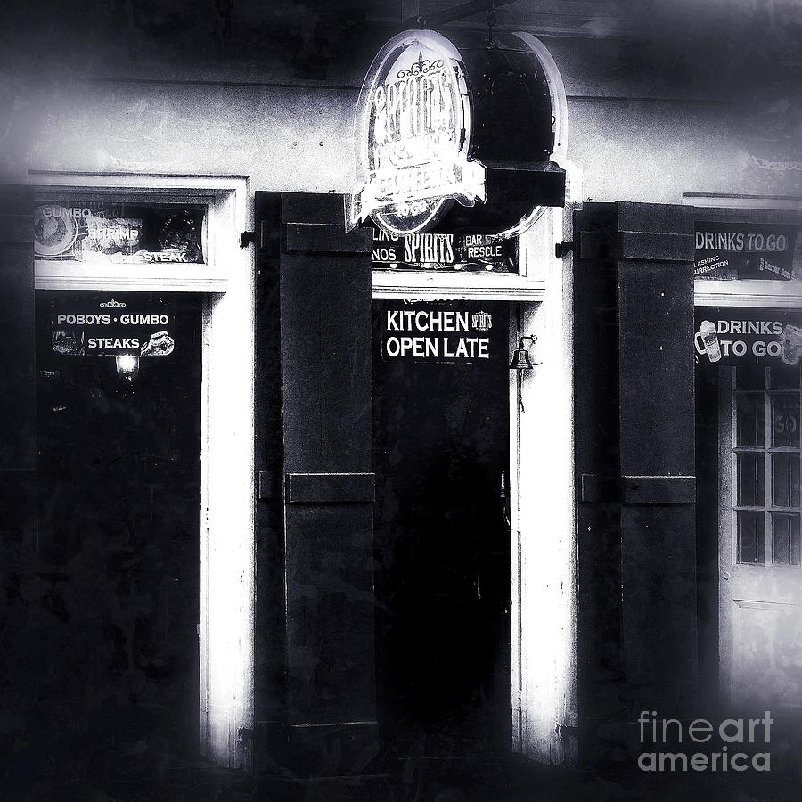 New Orleans Photograph - Spirits on Bourbon  by Paul Wilford