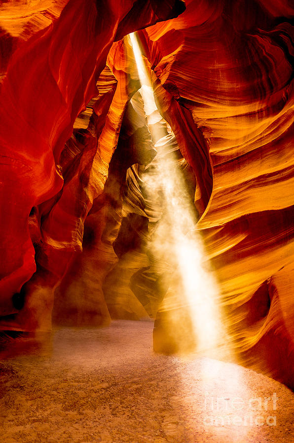 Spirit Light - Antelope Canyon Photograph by M G Whittingham