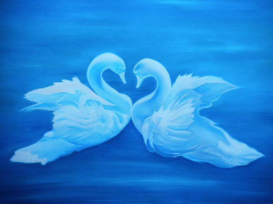 Spiritual Love Painting by Alexandra Bilbija