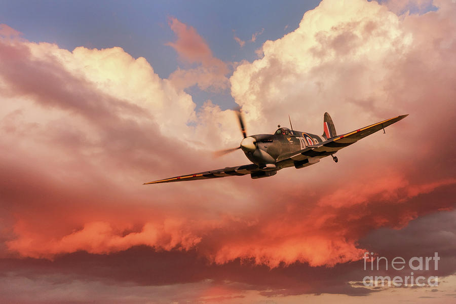 Spitfire Beautiful Warrior Digital Art by Airpower Art