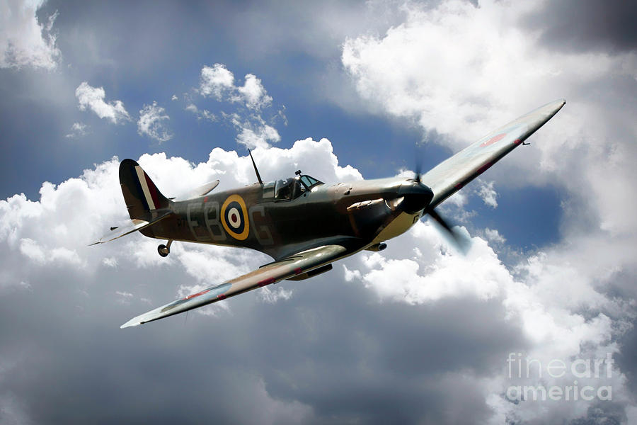Spitfire EBG Digital Art by Airpower Art