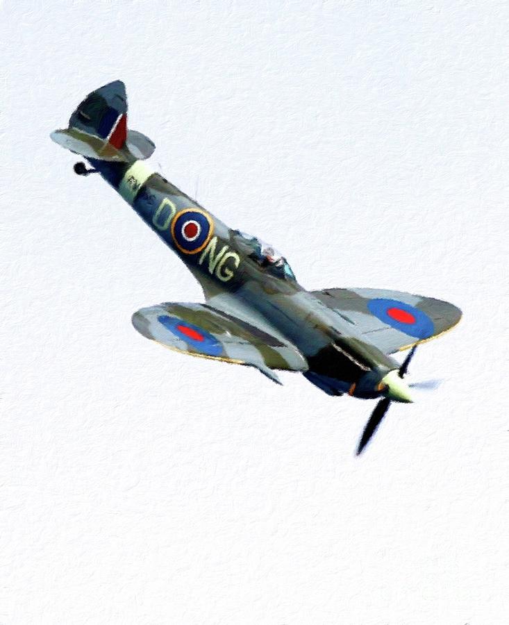 Spitfire Painting - Spitfire by Esoterica Art Agency