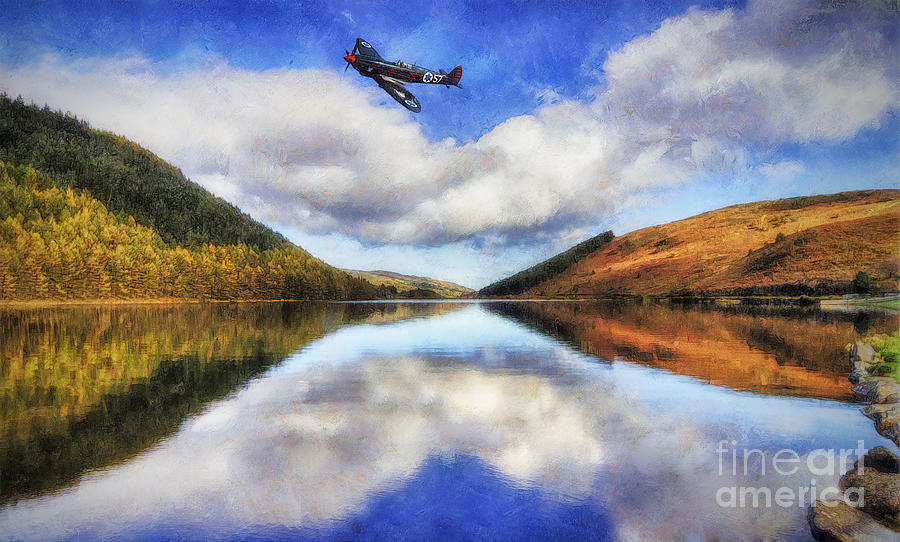 Spitfire Lake Flight Photograph by Ian Mitchell