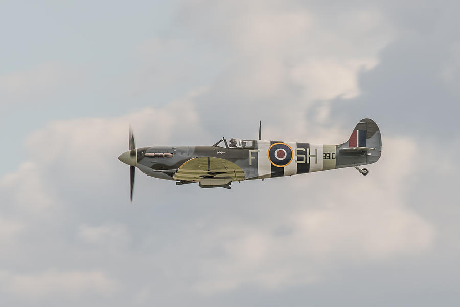 64 Squadron Photograph - Spitfire Mk Vb by Gary Eason