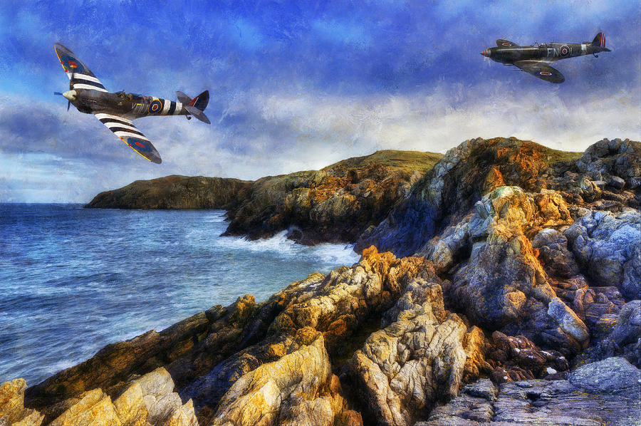 Spitfire On The Coast Photograph by Ian Mitchell
