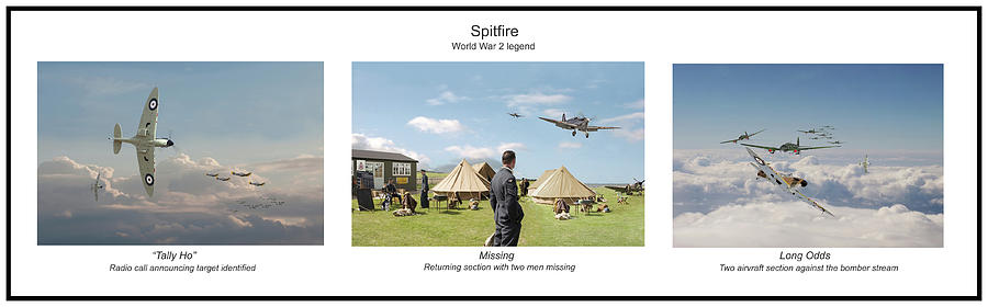 Spitfire - story board Digital Art by Pat Speirs