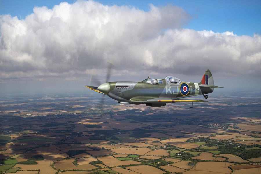Spitfire TR 9 SM520 Photograph by Gary Eason
