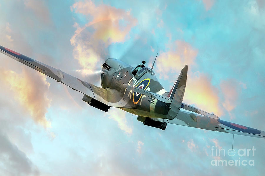 Spitfire - Valiant Knight Digital Art by Airpower Art