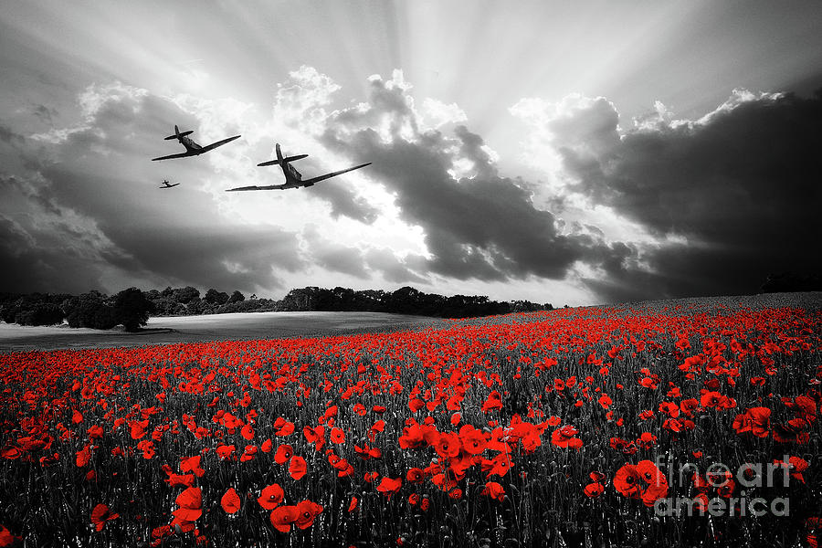 Spitfires - The Last Mission Digital Art by Airpower Art