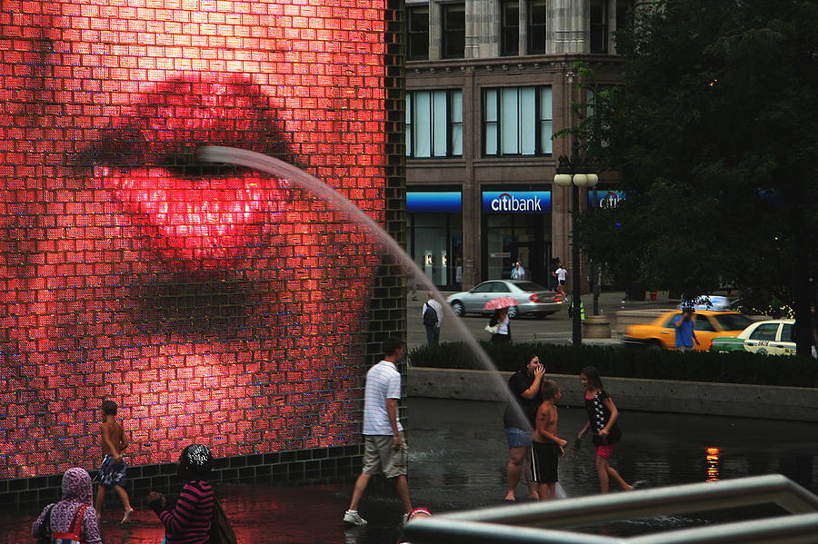 Spitting Video Wall Photograph by David Coblitz